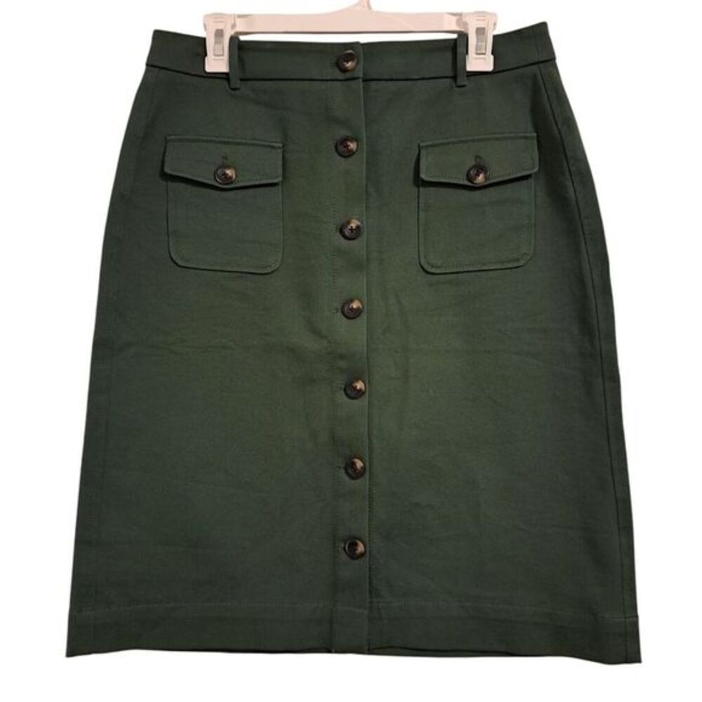 Boden Green Midi Skirt